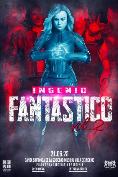 Concierto Ingenio Fantástico vol. 221 de junio de 2025Plaza de la Candelaria - Ingenio21:00 Horas